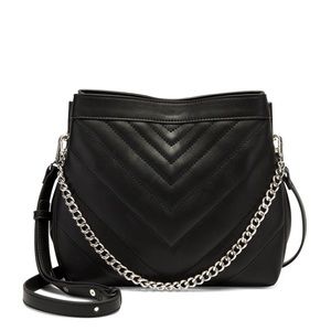 INC Judith Convertible Quilted Crossbody